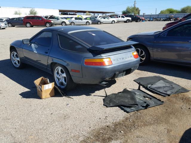 WP0JB0929HS861664 - 1987 PORSCHE 928 S CHARCOAL photo 3