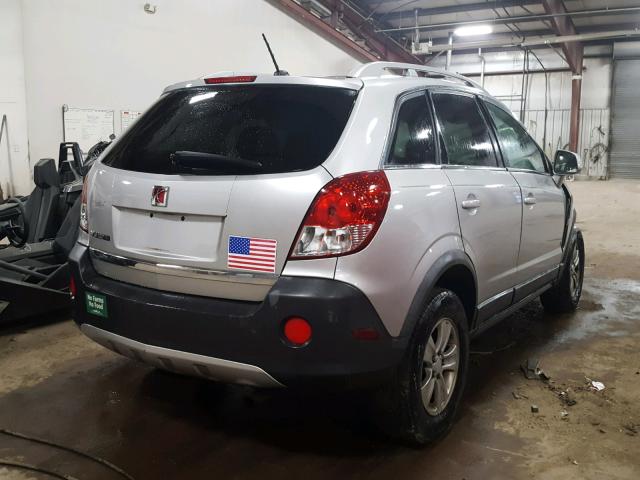 3GSCL33P88S565619 - 2008 SATURN VUE XE SILVER photo 4