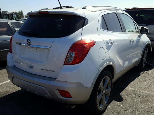 KL4CJBSB5EB589735 - 2014 BUICK ENCORE CON CREAM photo 4