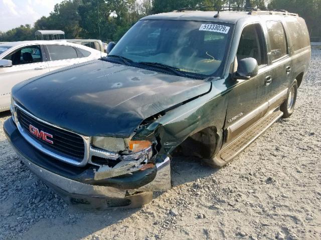 1GKEC16Z43J241748 - 2003 GMC YUKON XL C GREEN photo 2