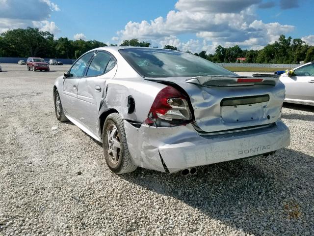 2G2WS522741128458 - 2004 PONTIAC GRAND PRIX SILVER photo 3