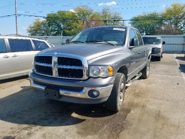 1D7HU18N85S361622 - 2005 DODGE RAM 1500 S GRAY photo 2