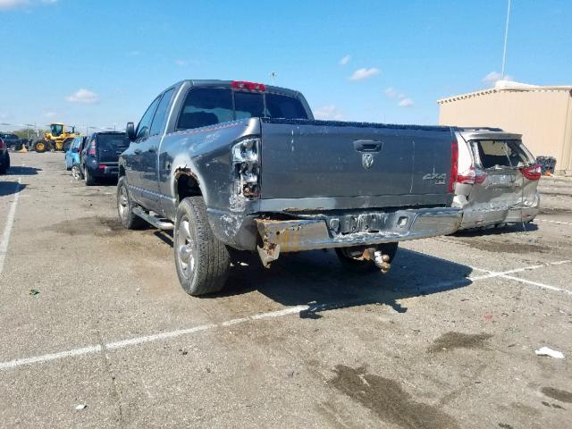 1D7HU18N85S361622 - 2005 DODGE RAM 1500 S GRAY photo 3