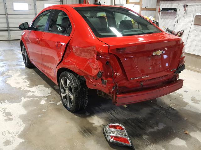 1G1JF5SB2H4125321 - 2017 CHEVROLET SONIC PREM RED photo 3