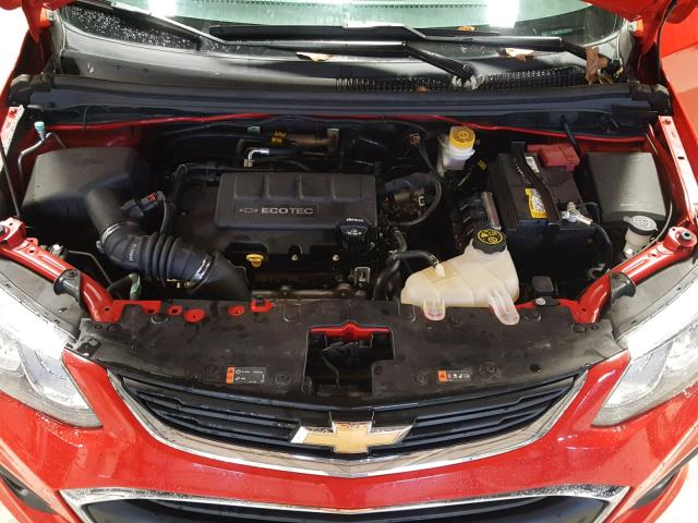 1G1JF5SB2H4125321 - 2017 CHEVROLET SONIC PREM RED photo 7