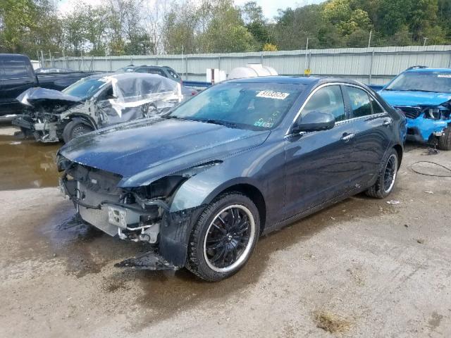 1G6AG5RX9D0153577 - 2013 CADILLAC ATS GRAY photo 2