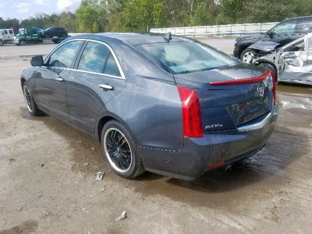 1G6AG5RX9D0153577 - 2013 CADILLAC ATS GRAY photo 3