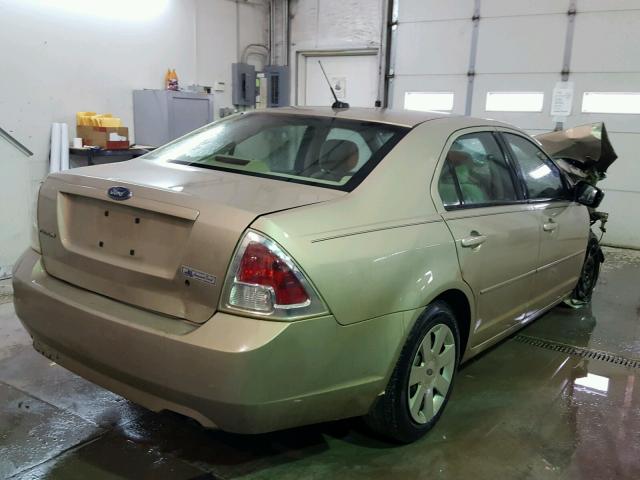 3FAHP06Z87R208017 - 2007 FORD FUSION S TAN photo 4