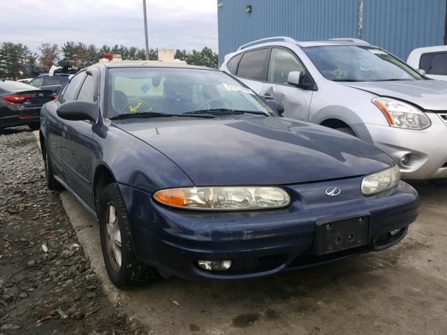 1G3NL52E4YC332231 - 2000 OLDSMOBILE ALERO GL BLUE photo 1