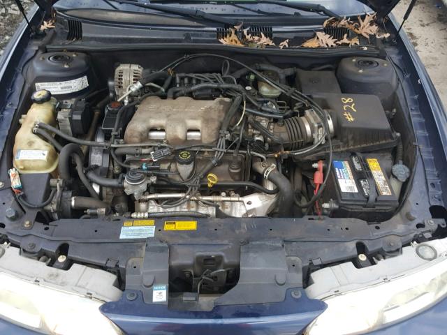 1G3NL52E4YC332231 - 2000 OLDSMOBILE ALERO GL BLUE photo 7