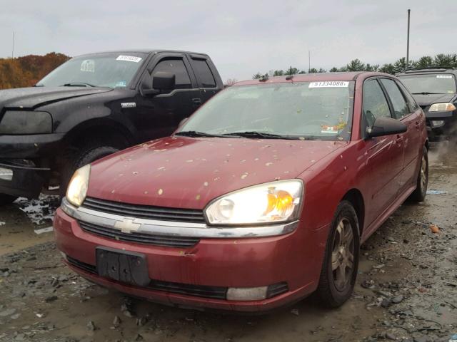 1G1ZU648X4F152149 - 2004 CHEVROLET MALIBU MAX ბურგუნდია ფოტო 2
