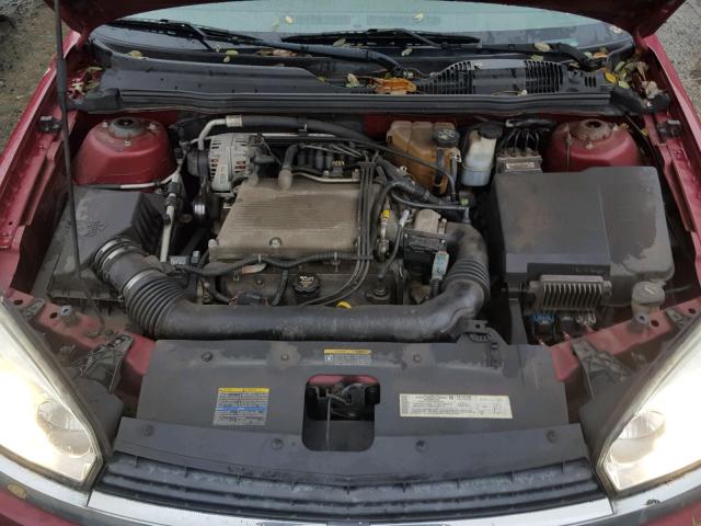 1G1ZU648X4F152149 - 2004 CHEVROLET MALIBU MAX ბურგუნდია ფოტო 7