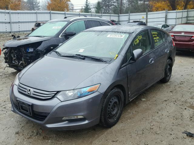 JHMZE2H5XBS007385 - 2011 HONDA INSIGHT LX GRAY photo 2