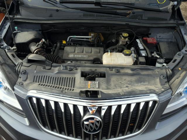 KL4CJASB5EB521154 - 2014 BUICK ENCORE GRAY photo 7