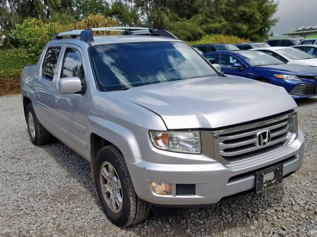 5FPYK1F45DB012768 - 2013 HONDA RIDGELINE SILVER photo 1