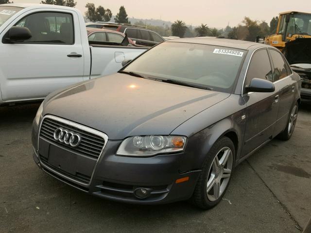 WAUAF78EX6A196668 - 2006 AUDI A4 2 GRAY photo 2