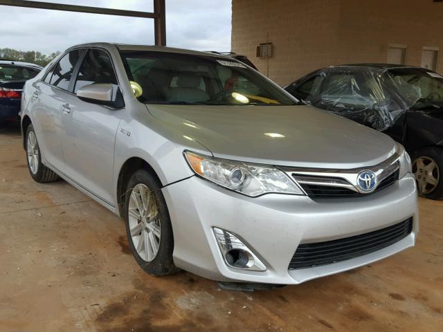 4T1BD1FK7CU045103 - 2012 TOYOTA CAMRY HYBR SILVER photo 1