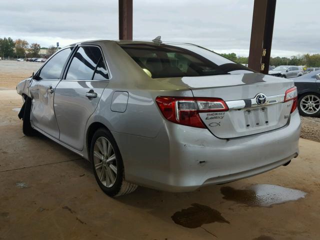 4T1BD1FK7CU045103 - 2012 TOYOTA CAMRY HYBR SILVER photo 3