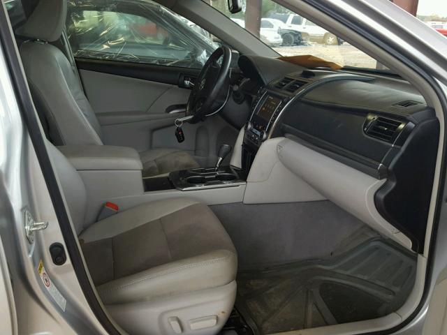 4T1BD1FK7CU045103 - 2012 TOYOTA CAMRY HYBR SILVER photo 5