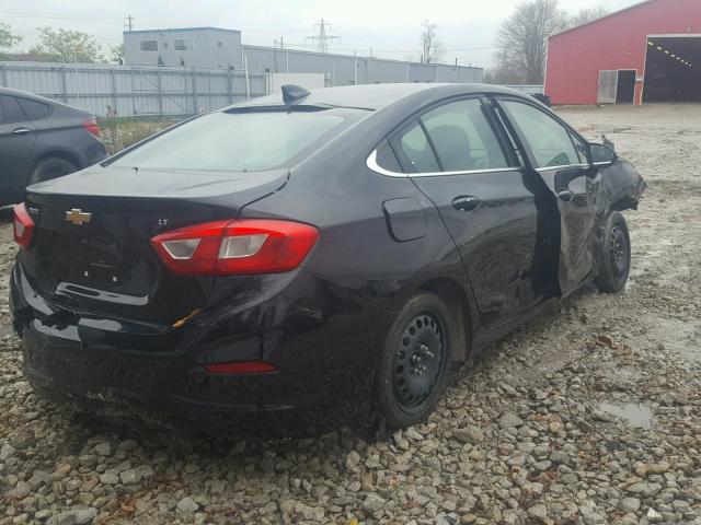 1G1BE5SM0G7323076 - 2016 CHEVROLET CRUZE LT BLACK photo 4