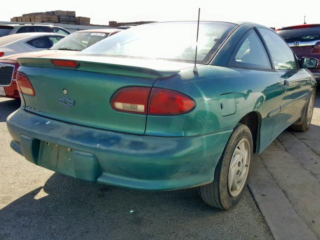 1G1JC1249X7132637 - 1999 CHEVROLET CAVALIER B GREEN photo 4