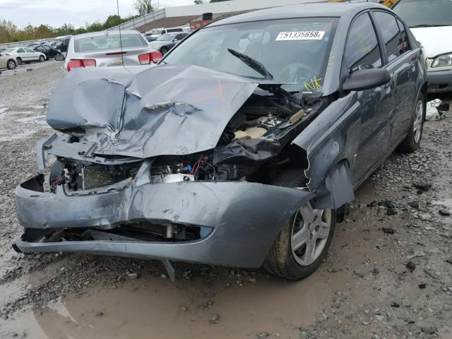 1G8AJ55FX7Z201416 - 2007 SATURN ION LEVEL GRAY photo 2