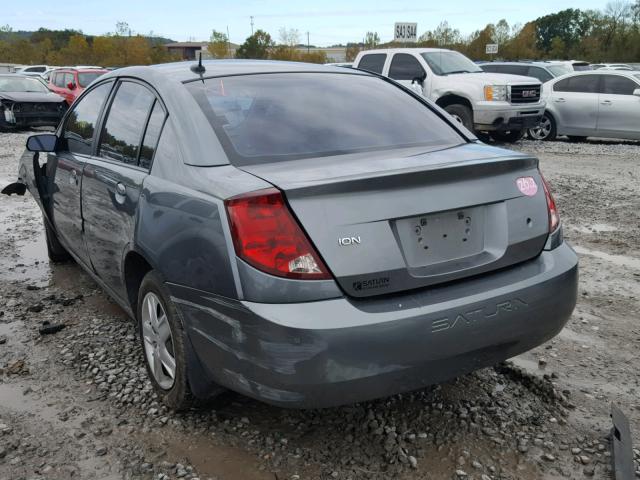 1G8AJ55FX7Z201416 - 2007 SATURN ION LEVEL GRAY photo 3