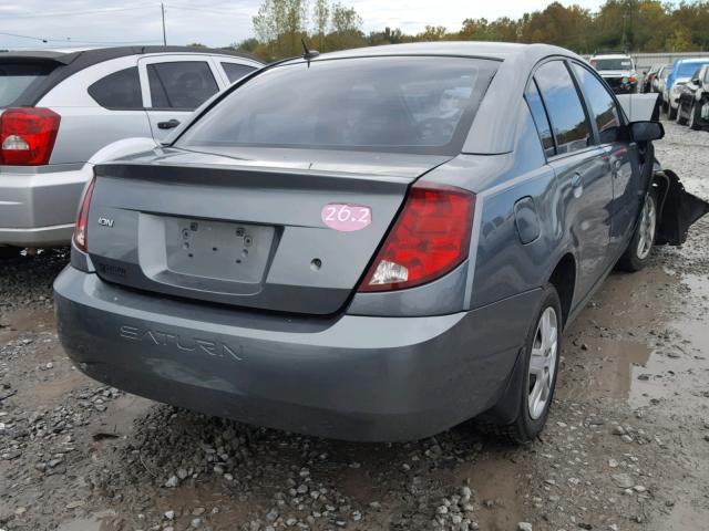 1G8AJ55FX7Z201416 - 2007 SATURN ION LEVEL GRAY photo 4