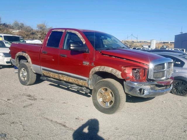 1D7KS28A57J592100 - 2007 DODGE RAM 2500 S RED photo 1