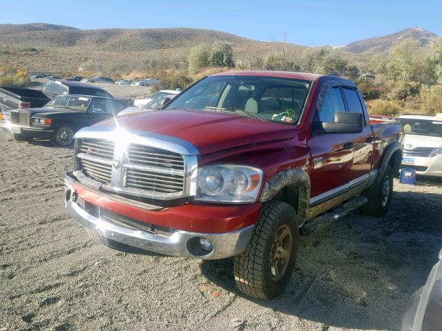 1D7KS28A57J592100 - 2007 DODGE RAM 2500 S Qırmızı foto 2