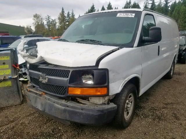 1GCFG15X771246758 - 2007 CHEVROLET EXPRESS G1 WHITE photo 2