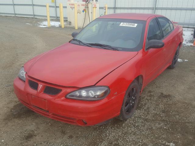 1G2NF52E24C257003 - 2004 PONTIAC GRAND AM S RED photo 2