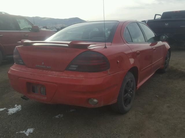 1G2NF52E24C257003 - 2004 PONTIAC GRAND AM S RED photo 4