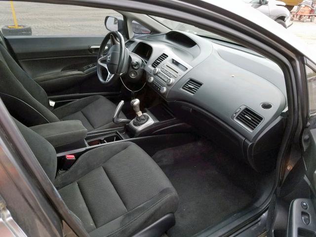 2HGFA15609H001203 - 2009 HONDA CIVIC LX-S Boz foto 5