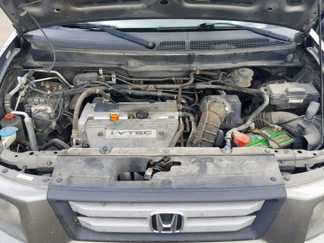 5J6YH28747L012910 - 2007 HONDA ELEMENT EX GRAY photo 7