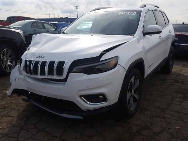 1C4PJMDX0KD132990 - 2019 JEEP CHEROKEE L WHITE photo 2