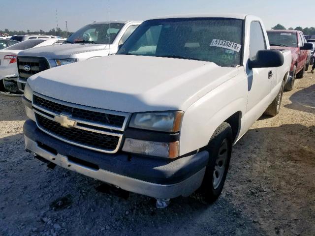 3GCEC14X56G222905 - 2006 CHEVROLET SILVERADO WHITE photo 2