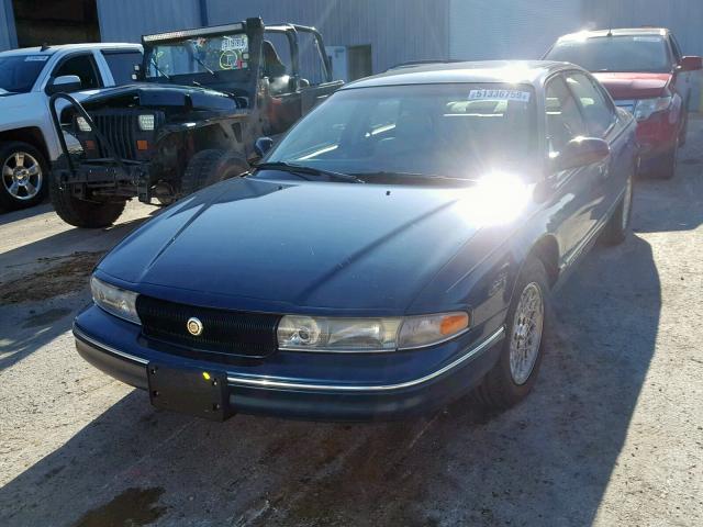 2C3HC56F3VH703344 - 1997 CHRYSLER LHS BLUE photo 2