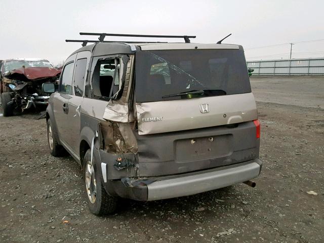 5J6YH27593L024514 - 2003 HONDA ELEMENT EX SILVER photo 3