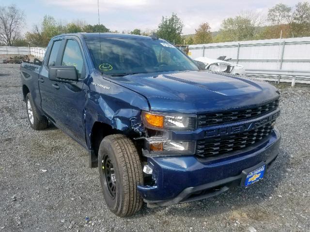 1GCRYBEF7KZ261617 - 2019 CHEVROLET SILVERADO BLUE photo 1