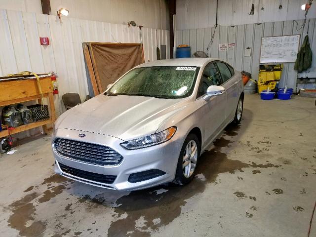 3FA6P0HD4ER311103 - 2014 FORD FUSION SE SILVER photo 2