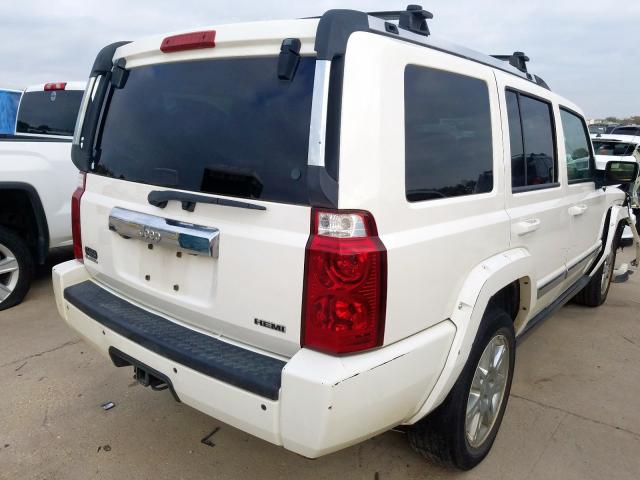 1J4RH5GT2AC110166 - 2010 JEEP COMMANDER თეთრი ფოტო 4