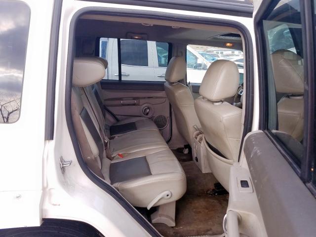 1J4RH5GT2AC110166 - 2010 JEEP COMMANDER თეთრი ფოტო 6