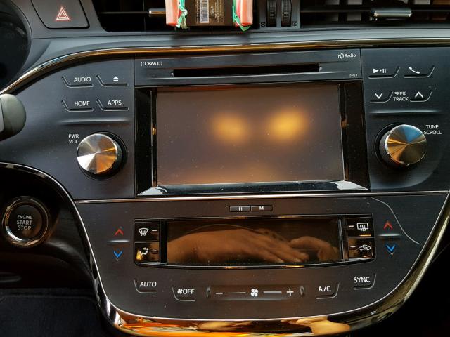 4T1BK1EB4GU236894 - 2016 TOYOTA AVALON XLE BLACK photo 9