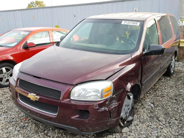 1GNDV23137D153792 - 2007 CHEVROLET UPLANDER L 栗色 照片 2