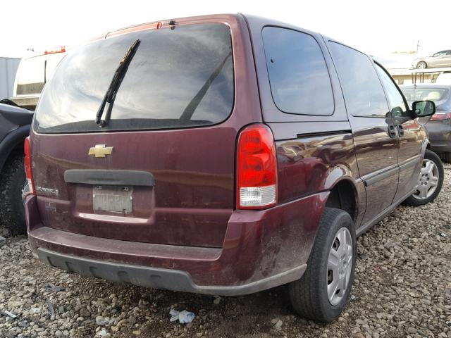 1GNDV23137D153792 - 2007 CHEVROLET UPLANDER L 栗色 照片 4