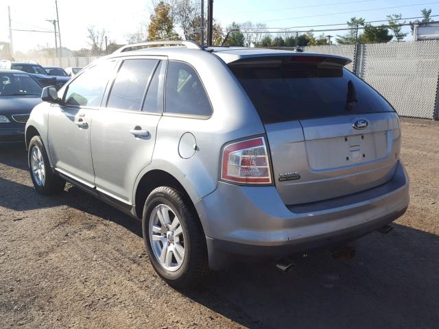 2FMDK48CX7BA99982 - 2007 FORD EDGE SEL SILVER photo 3