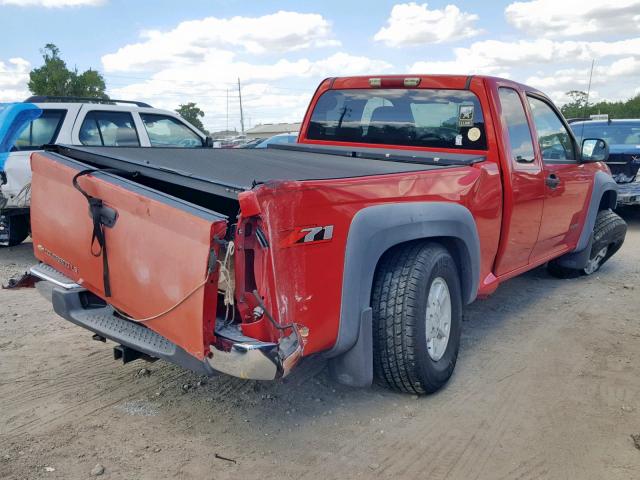 1GCDS196758161253 - 2005 CHEVROLET COLORADO RED photo 4