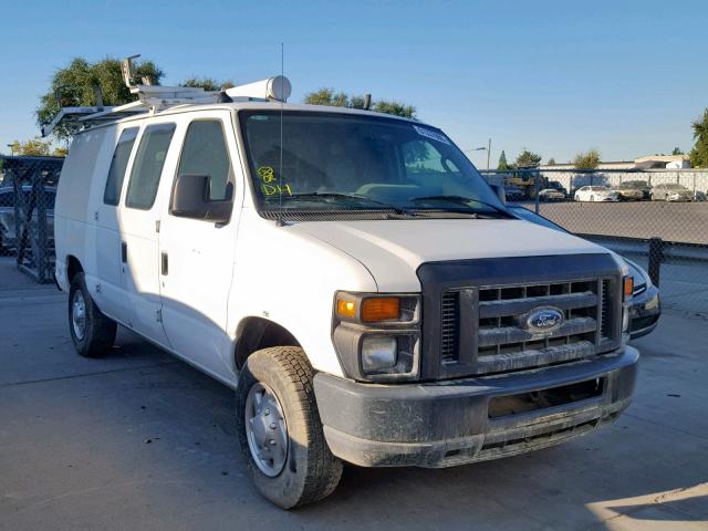 1FTNE2EL5ADA09924 - 2010 FORD ECONO E250 WHITE photo 1