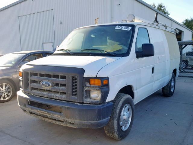 1FTNE2EL5ADA09924 - 2010 FORD ECONO E250 WHITE photo 2